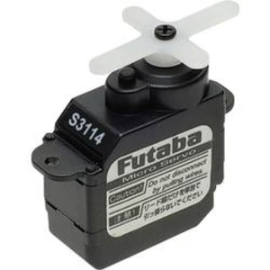 Futaba micro servo S3114 analogové servo Materiál převodovky plast Zásuvný systém Futaba