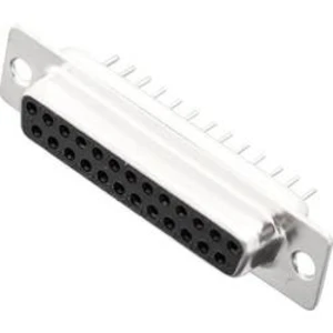 D-SUB zásuvková lišta MH Connectors MHDD25-F-T-B-S, 180 °, pólů 25, pájené, 1 ks