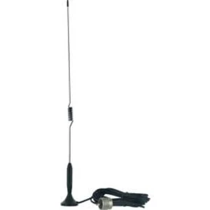 CB anténa s magnetickým podstavcem Ministar 27, typ 1/4, výška: 31 cm, 25 W SSB, 10 W FM, 27 MHz