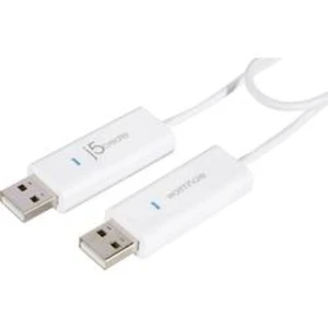 KVM kabel j5create JUC100, 1.80 m, bílá