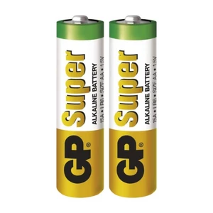 Tužkové baterie AA GP LR6 Super alkalické fólie
