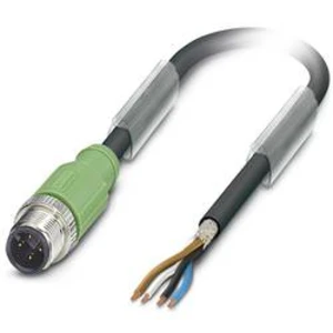 Upravený zástrčkový konektor pro senzory - aktory Phoenix Contact SAC-4P-M12MS/10,0-PUR SH 1694389 zástrčka, rovná, 10.00 m, 1 ks
