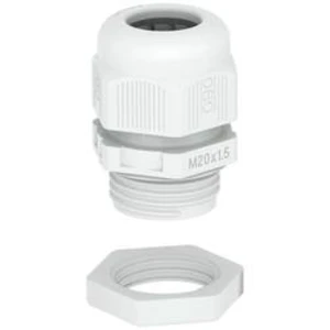 Kabelová průchodka OBO Bettermann V-TEC VM12+ LGR 2022762 plast, PA, délka závitu 8 mm, světle šedá, 50 ks