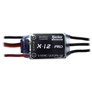 Regulátor otáček Brushless Hacker X-Pro, 5 - 10 NiCd / 2 - 3 LiPo, 12 A, JR