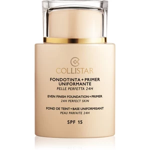 Collistar Even Finish Foundation+Primer 24h Perfect Skin make-up a podkladová báze SPF 15 odstín 2 Cameo 35 ml