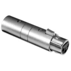 XLR adaptér XLR zásuvka - XLR zástrčka Amphenol AC3F3MBW, pólů 3, 1 ks