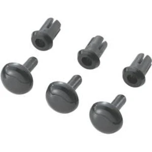 Rozpínací nýt TRU COMPONENTS TC-SRR-465K203, Ø otvoru 4 mm, černá, 1 ks