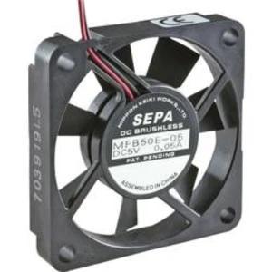 Axiální ventilátor SEPA MFB50E05 MFB50E05-BLI, 5 V/DC, 16 dB, (d x š x v) 50 x 50 x 10 mm