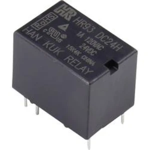 HR93-DC24H relé do DPS 24 V/DC 2 A 1 přepínací kontakt 1 ks