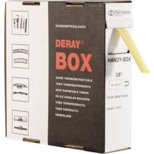 Smršťovací bužírka bez lepidla DSG Canusa DERAY-Box 8610048102 2:1, -55 - +125 °C, 4.80 mm, žlutá, 8 m