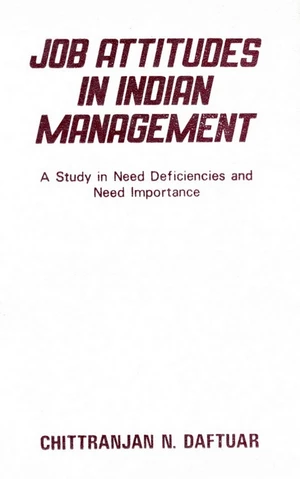 Job Attitudes in Indian Management