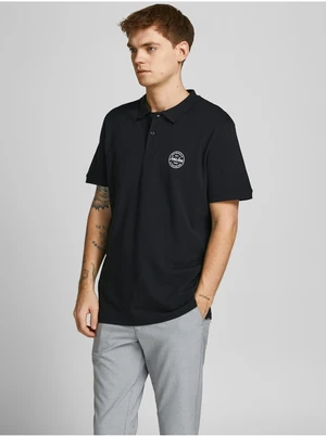 Black Polo T-Shirt Jack & Jones Shark - Men