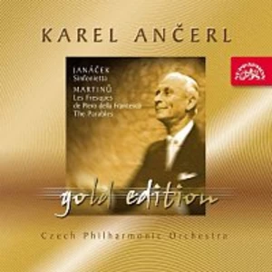 Česká filharmonie, Karel Ančerl – Ančerl Gold Edition 24. Janáček: Sinfonietta - Martinů: Fresky Piera della Francesca, Paraboly CD