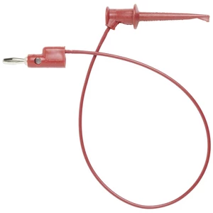 Pomona Electronics 3782-24-2 merací kábel [lamelový zástrčka 4 mm - krokosvorky] 0.60 m červená 1 ks