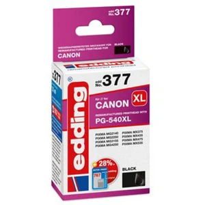 Edding Ink cartridge náhradný Canon PG-540XL kompatibilná Single čierna EDD-377 18-377