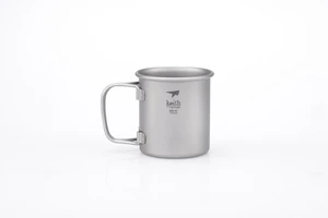 Titanový hrnek Keith® 220 ml (Barva: Stříbrná)