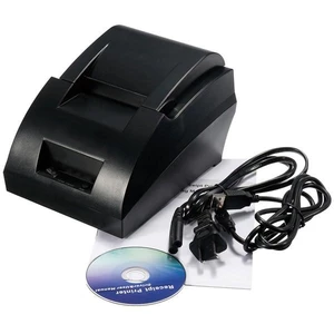 12V USB Mini 58mm POS ESC Thermal Dot Receipt Printer Set 384 Line with Roll Paper