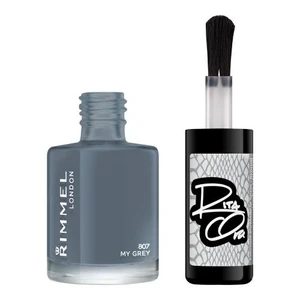 Rimmel London 60 Seconds By Rita Ora 8 ml lak na nehty pro ženy 807 My Grey