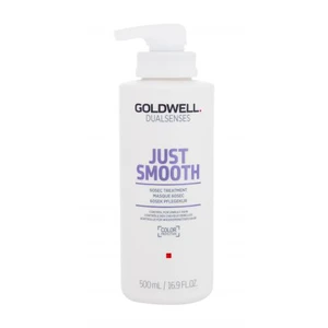 Goldwell Dualsenses Just Smooth 60sec Treatment 500 ml maska na vlasy pro ženy na nepoddajné vlasy