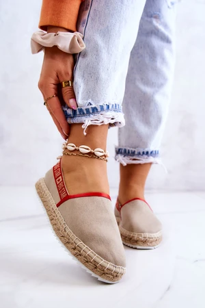 Women's espadrilles Slip-on Big Star - beige