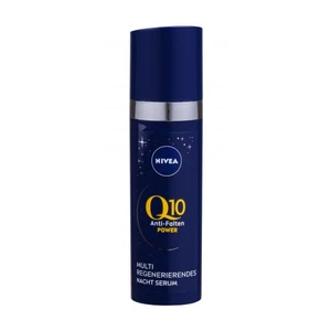 Nivea Q10 Power Ultra Recovery Night Serum 30 ml pleťové sérum na veľmi suchú pleť; výživa a regenerácia pleti; proti vráskam