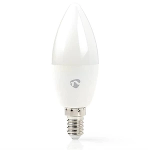 Inteligentná žiarovka Nedis svíčka, Wi-Fi, 4.5W, 350lm, E14, teplá bílá /studená bílá (WIFILW13WTE14) smart žiarovka • studená biela / teplá biela • v