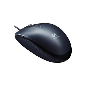 Myš Logitech M100 (910-005003) čierna počítačová myš • optický senzor • rozlíšenie 1 000 DPI • 2 tlačidlá • pre pravú i ľavú ruku • bez nutnosti inšta