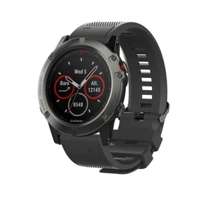 Szilikon karpánt Tactical QuickFit  Garmin Fenix 5X és 6X, black