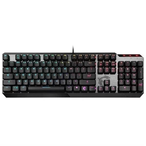Klávesnica MSI Vigor GK50, CZ+SK layout (S11-04CS210-GA7) čierna/strieborná herná klávesnica • nízkoprofilové mechanické klávesy Kailh • kompaktné vyh