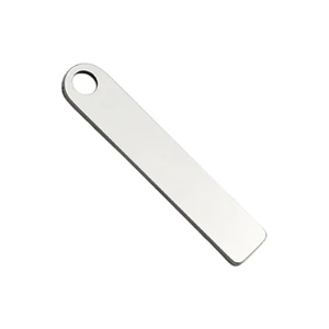 Stainless Steel Blank Number Tags Personalized Free Engraved Tag Plate for Birthday Anniversary Gifts