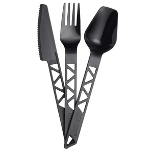 Jedálenský príbor TrailCutlery Tritan Primus® (Farba: Čierna)