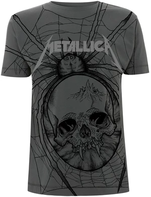 Metallica Koszulka Spider All Over Męski Grey M