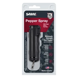 Obranný sprej Flakon Sabre Red® – Čierna (Farba: Čierna)