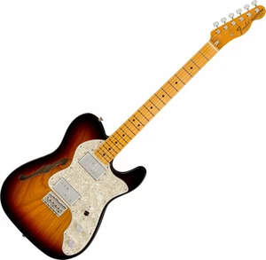 Fender American Vintage II 1972 Telecaster Thinline MN 3-Color Sunburst Elektrická gitara