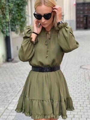 Khaki dress O.N.E cxp0516. R69