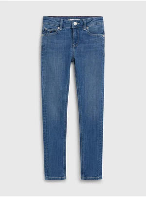 Blue Girly Skinny Fit Jeans Tommy Hilfiger Nora - Girls