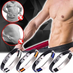 Mens Magnetic Lymph Drainage Detox Bracelet Slimming Therapy Bracelet Arthritis Pain Relief Bangle Health Care Jewelry Gifts