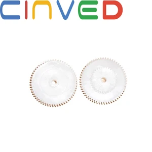 2PCS for Canon i70 i80 Pixus 50i 80i Pixma iP90 ip90V iP100 LF DOUBLE GEAR QC1-1146-000 QC1-1146