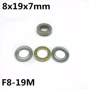 50Pcs F8-19M 8x19x7mm Axial Ball Thrust Bearing plane thrust ball bearing High quality