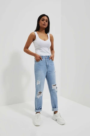 WOMEN'S JEANS L-JE-4013 LBblue