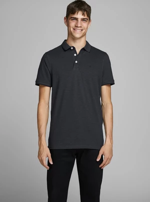 Dark grey polo shirt Jack & Jones Paulos