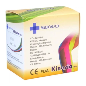 Kinezio tejp 5 x 500 cm černý