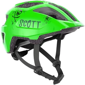 Scott Spunto Kid Fluo Green Dziecięcy kask rowerowy