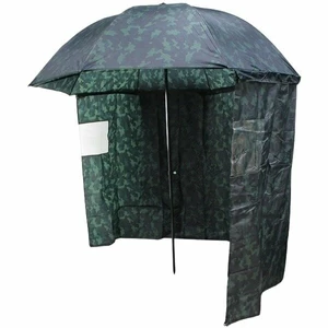 NGT Bivvy Brolly Camo Brolly With Sides 45'' 2,2m