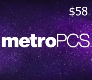 MetroPCS Retail $58 Mobile Top-up US