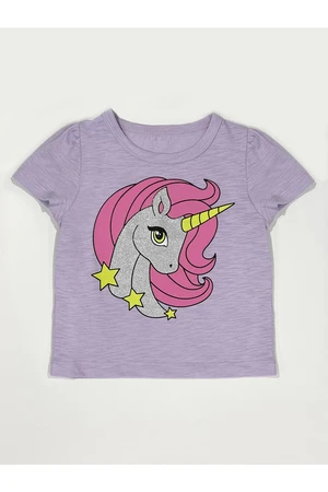 Denokids Unicorn Lilac Girl's T-shirt