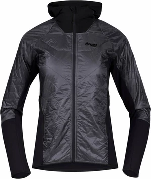 Bergans Cecilie Light Insulated Hybrid Jacket Women Solid Dark Grey/Black XS Giacca outdoor