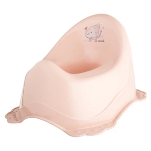 MALTEX Nočník protiskluzový s melodií sloník peach rose
