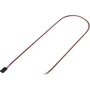 TRU COMPONENTS zásuvkový konektor s vodičmi  Počet pólov 3 Raster (rozteč): 2.54 mm 1244003 1 ks