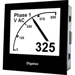 TDE Instruments DPM72-MPN digitálny panelový merač Digalox DPM72-MPN grafické DIN meracie zariadenie na 500 V / 60 mV DC